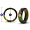 Performance Silicone Camo Cock Ring Green Camouflage from Blush Novelties with 1.75" outer diameter, 1.5" inner diameter, and 0.5" width.