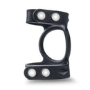 Blush Novelties PERFORMANCE VS8 SILICONE DOUBLE COCK & BALL STRAP BLACK at $7.99