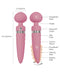 BMS Enterprises Pillow Talk Sultry Rotating Wand Pink at $79.99
