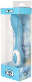 BMS Enterprises Wonderlust Serenity G-Spot Vibrator Blue at $39.99