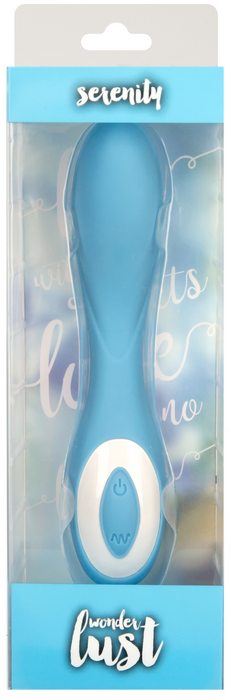 BMS Enterprises Wonderlust Serenity G-Spot Vibrator Blue at $39.99