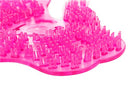 Close-up of Roller Balls Massager Glove in Pink with textured surface for improved massage experience.