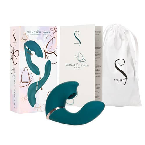 Swan The Monarch Swan Transformer Teal Green Vibrator