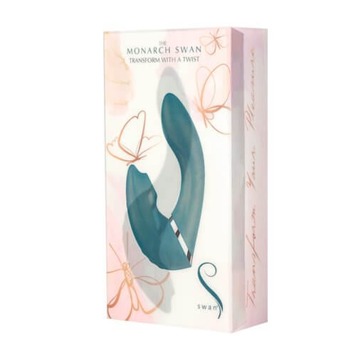 Swan The Monarch Swan Transformer Teal Green Vibrator