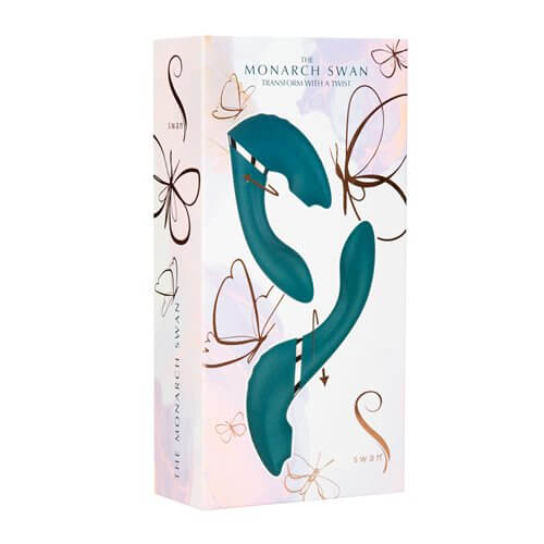 Swan The Monarch Swan Transformer Teal Green Vibrator