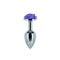 BMS Enterprises Lux Active Purple Rose 3.5 inches Metal Butt Plug Small at $12.99