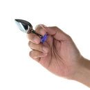 BMS Enterprises Lux Active Purple Rose 3.5 inches Metal Butt Plug Small at $12.99
