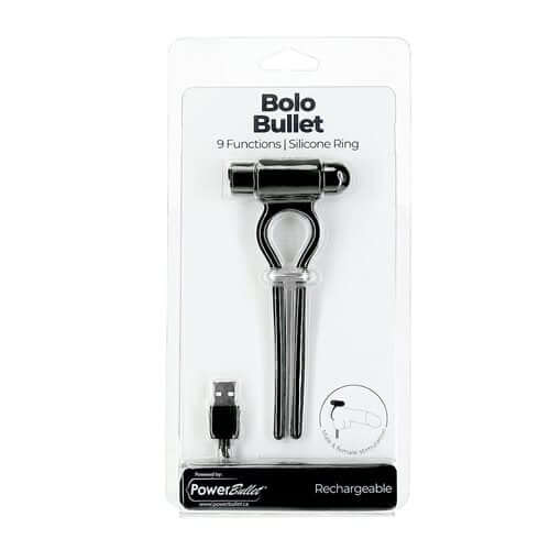 BMS Enterprises Power Bullet Bolo Penis Ring with 2.5 inches Mini Bullet at $24.99