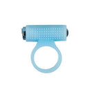 BMS Enterprises Power Bullet Cosmic Cock Ring with Bullet Vibrator Blue Glow In The Dark at $23.99