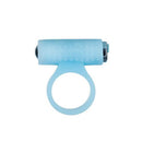 BMS Enterprises Power Bullet Cosmic Cock Ring with Bullet Vibrator Blue Glow In The Dark at $23.99