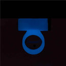 BMS Enterprises Power Bullet Cosmic Cock Ring with Bullet Vibrator Blue Glow In The Dark at $23.99