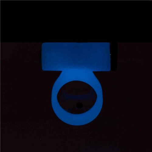 BMS Enterprises Power Bullet Cosmic Cock Ring with Bullet Vibrator Blue Glow In The Dark at $23.99