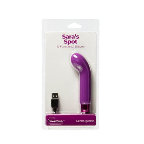 BMS Enterprises Powerbullet Sara's Spot 4 inches 10 Function Bullet Vibrator Purple at $23.99