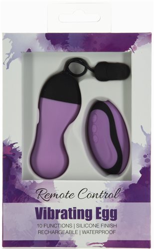 BMS Enterprises Powerbullet Remote Control Egg Vibrator Purple at $34.99