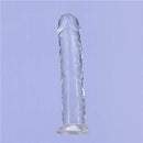 BMS Enterprises Addiction Crystal 7 inches Vertical Dong Clear Thermoplastic Elastomers wih Power Bullet at $14.99