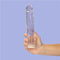 Addiction Crystal 9 Inch Vertical Dong | Clear Realistic Dildo with Bonus Power Bullet