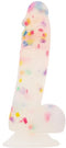 BMS Enterprises Addiction 100% Party Marty 7.5 inches Frost and Confetti Dildo at $41.99