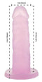 BMS Enterprises Addiction Cocktails 5.5 inches Silicone Dong Purple at $21.99
