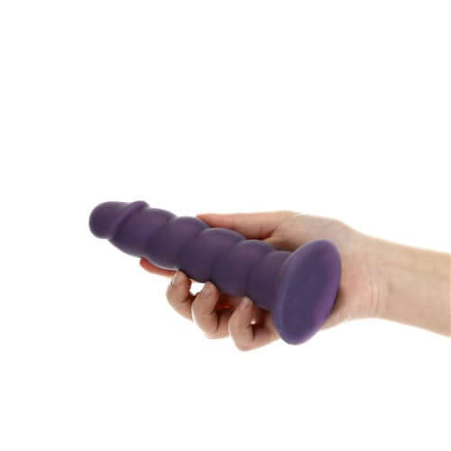 BMS Enterprises Fantasy Addiction 7 inches Unicorn Dong Purple with Bullet Vibrator at $24.99