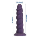 BMS Enterprises Fantasy Addiction 7 inches Unicorn Dong Purple with Bullet Vibrator at $24.99