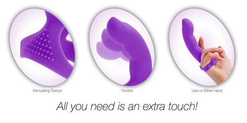 BMS Enterprises Extra Touch Finger Dong Purple at $11.99