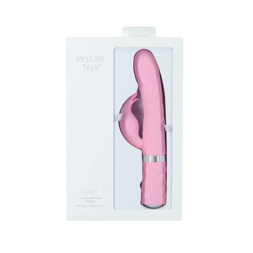 BMS Enterprises Pillow Talk Lively Dual Motor Massager Pink Vibrator at $79.99