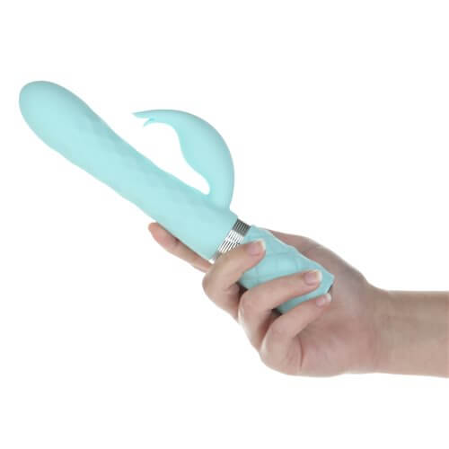 BMS Enterprises Pillow Talk Lively Dual Motor Massager Teal at $79.99