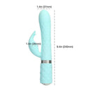 BMS Enterprises Pillow Talk Lively Dual Motor Massager Teal at $79.99