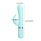 BMS Enterprises Pillow Talk Lively Dual Motor Massager Teal at $79.99