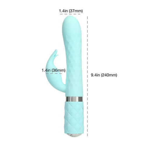 BMS Enterprises Pillow Talk Lively Dual Motor Massager Teal at $79.99