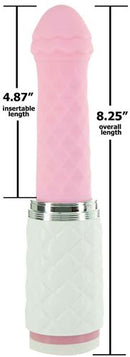BMS Enterprises Pillow Talk Feisty Luxurios Thrusting and Vibrating Massager Pink at $84.99