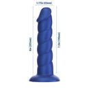 BMS Enterprises Fantasy Addiction 8 inches Dong Unicorn Blue with Bullet Vibrator at $34.99