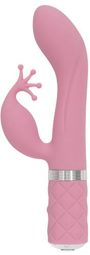 BMS Enterprises Pillow Talk Kinky Clitoral with Swarovski Crystal Pink at $59.99