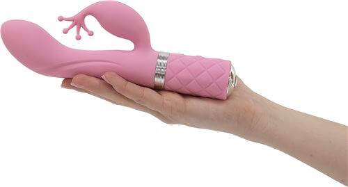 BMS Enterprises Pillow Talk Kinky Clitoral with Swarovski Crystal Pink at $59.99