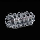 Rize Swich Glow In The Dark Self Lubricating Stroker Clear with soft ticklers and ribbed inside from Blush Novelties