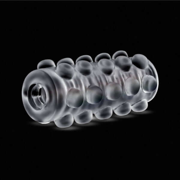 Rize Swich Glow In The Dark Self Lubricating Stroker Clear with soft ticklers and ribbed inside from Blush Novelties