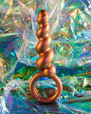 Anal Adventures Matrix Spiral Loop Plug Copper