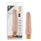 Dr. Skin Cock Vibe 14 Realistic Vibrator in Beige, 8 inches - Product Image with Packaging