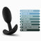 Blush Novelties Anal Adventures Platinum Silicone Vibra Slim Plug Small Black at $14.99