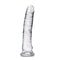 Clear Dildo with Realistic Design - B Yours Diamond Glisten by Blush Novelties for Visual and G-Spot Stimulation