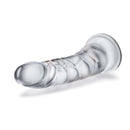 B Yours Diamond Glisten Clear Dildo by Blush Novelties with realistic texture for visual and physical stimulation.