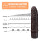 Dr. Skin Silicone Dr. Robert 7-Inch Vibrating Dildo in Brown showcasing 10 vibration modes with Flexishaft technology for optimal stimulation.