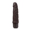 Dr. Skin Silicone Dr. Robert 7-Inch Vibrating Dildo Brown with Flexishaft Technology and 10 Vibration Modes