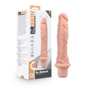 Dr. Skin Silicone Dr. Richard 9-inch Vibrating Dildo with Flexishaft Tech in Packaging.