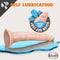 Dr. Skin Glide 7.5 inches Self Lubricating Dildo Vanilla Beige with self-lubricating feature from Blush Novelties on blue water background.