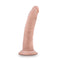 Blush Novelties Dr. Skin Plus + 7 inches Poseable Dildo Vanilla Light Skin Tone Beige at $19.99