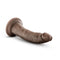 Dr. Skin Plus 7-inch Poseable Dildo Chocolate Dark Brown realistic adult toy from Blush Novelties