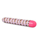 The Collection Pride Vibe Pink multi-speed vibrator from Blush Novelties, featuring a vibrant Pride design with a pink tip.