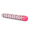 The Collection Pride Vibe Pink multi-speed vibrator from Blush Novelties, featuring a vibrant Pride design with a pink tip.