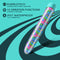 Utopia 7-Inch Rechargeable Vibe in Aqua with RumbleTech, 10 Vibration Functions, and IPX7 Waterproof rating from Blush Novelties.